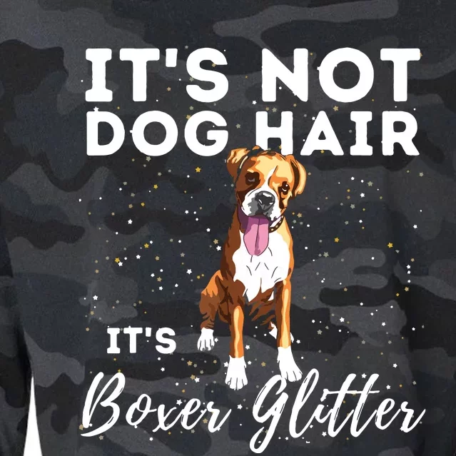 Its Not Dog Hair Its Boxer German Boxer Dog Owner Cropped Pullover Crew