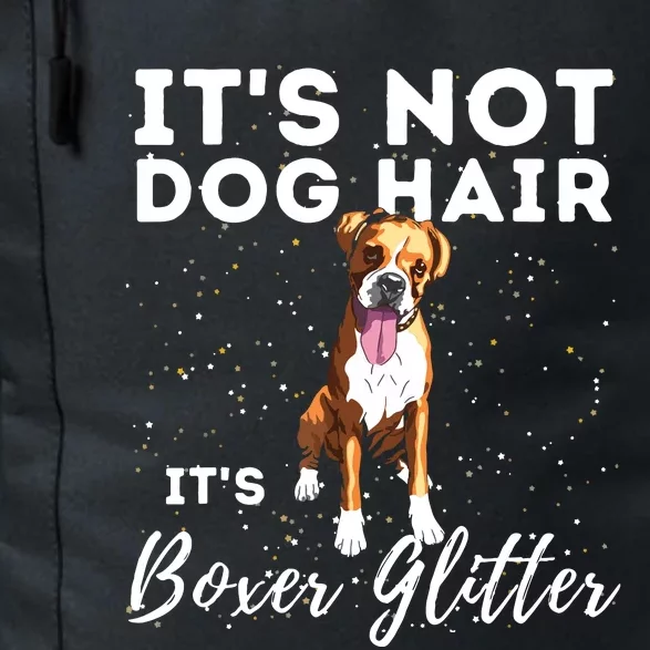 Its Not Dog Hair Its Boxer German Boxer Dog Owner Daily Commute Backpack