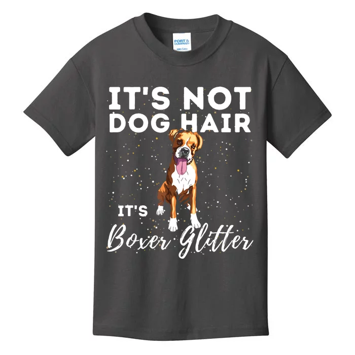 Its Not Dog Hair Its Boxer German Boxer Dog Owner Kids T-Shirt