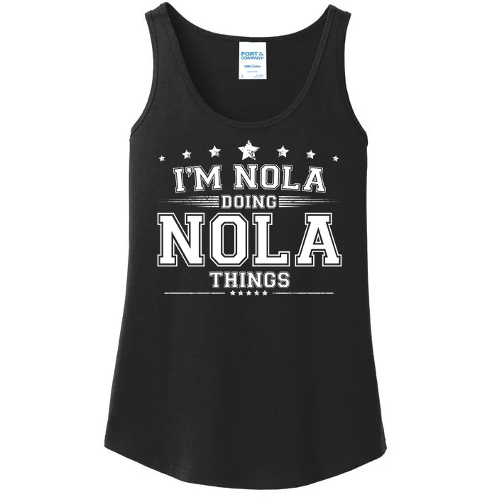 Im Nola Doing Nola Things Ladies Essential Tank