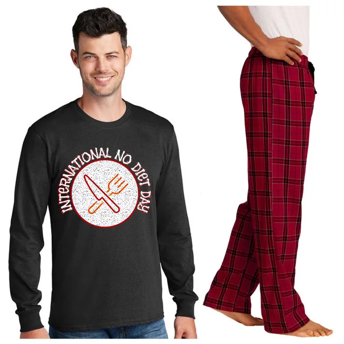 International No Diet Day Gift Long Sleeve Pajama Set