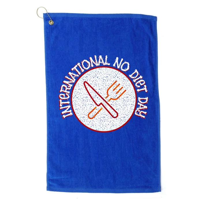 International No Diet Day Gift Platinum Collection Golf Towel