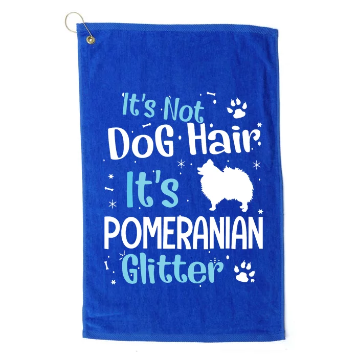 Its Not Dog Hair Its Pomeranian Platinum Collection Golf Towel