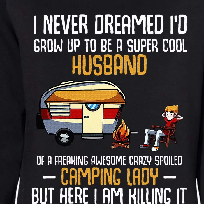 I Never Dreamed ID Grow Up To Be A Super Cool Husband Funny Womens California Wash Sweatshirt