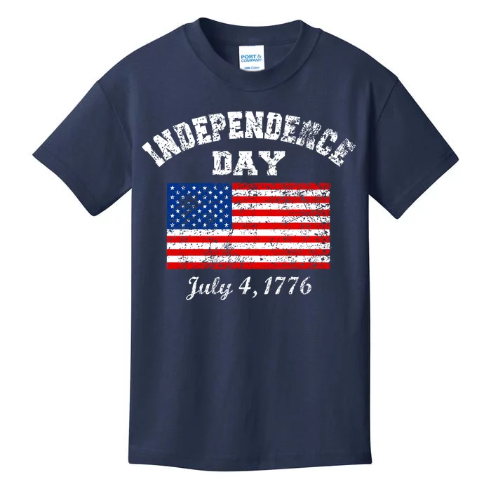 Independence Day July 4 1776 Vintage Kids T-Shirt