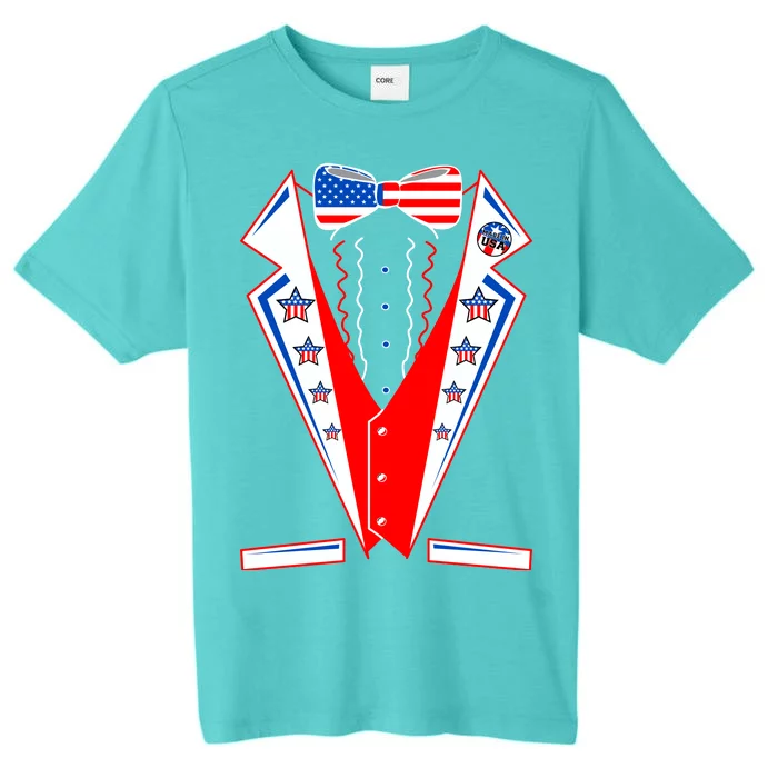 Independence Day USA Tuxedo Tux ChromaSoft Performance T-Shirt