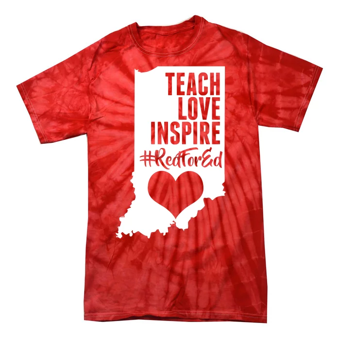 Indiana #Red For Ed Tie-Dye T-Shirt