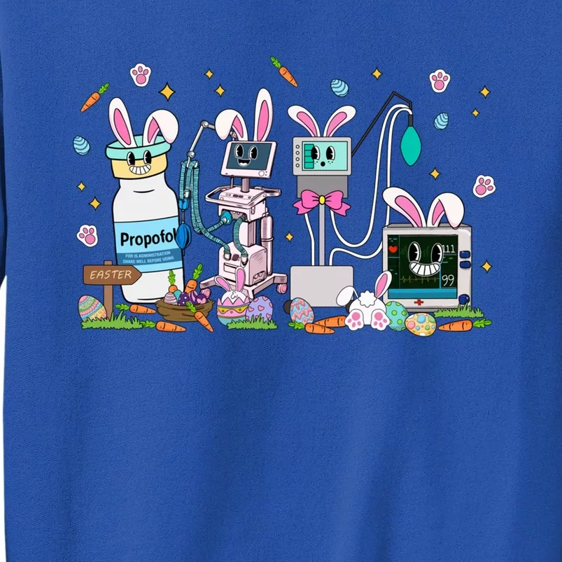 Icu Nurse Easter Crna Nurse Pharmacology Bunny Nurse Easter Meaningful Gift Tall Sweatshirt