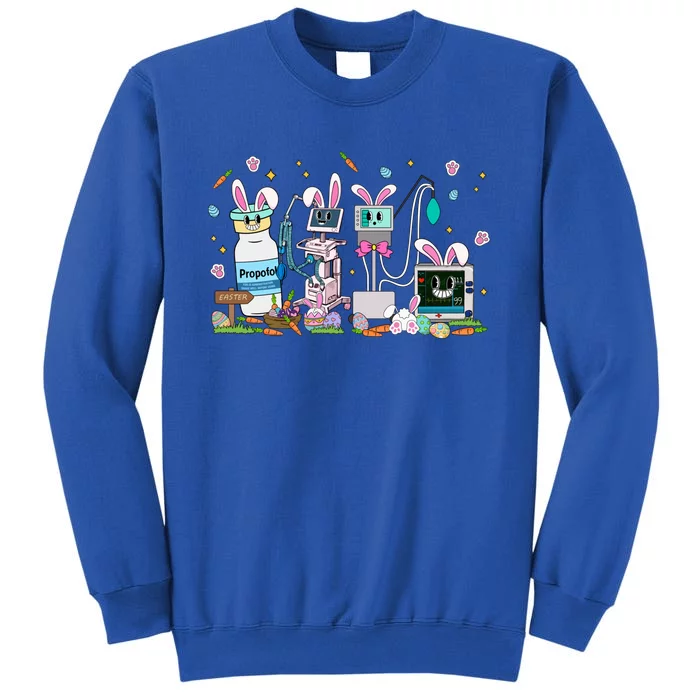 Icu Nurse Easter Crna Nurse Pharmacology Bunny Nurse Easter Meaningful Gift Tall Sweatshirt