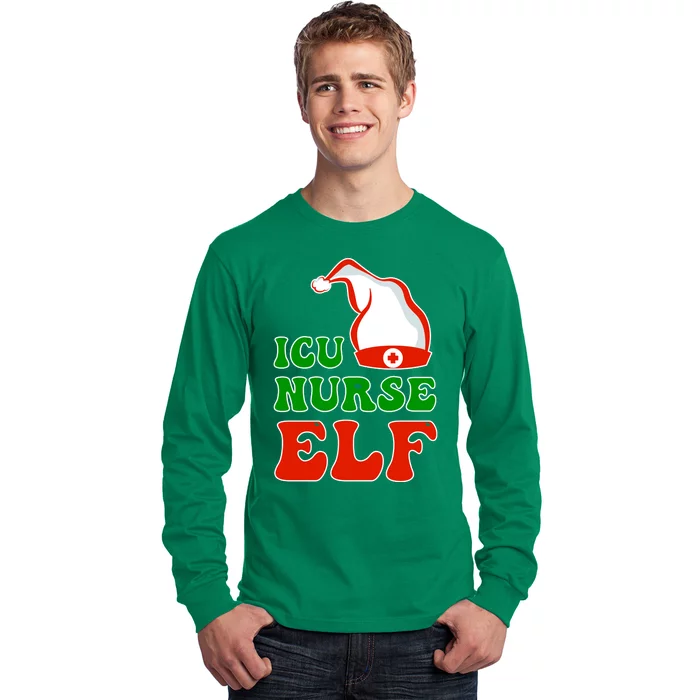 ICU Nurse Elf Long Sleeve Shirt