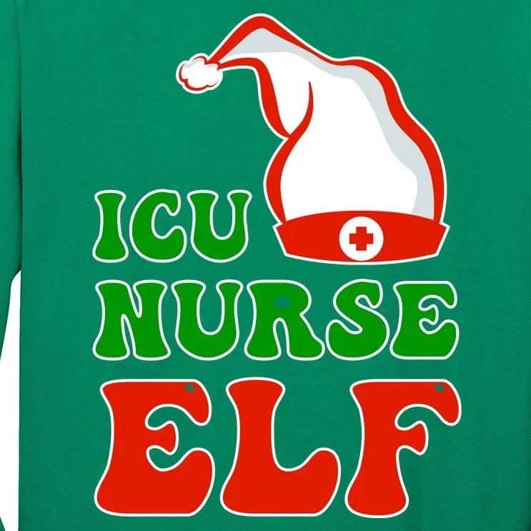 ICU Nurse Elf Long Sleeve Shirt