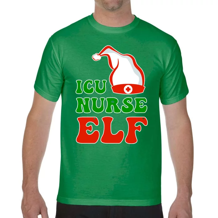 ICU Nurse Elf Comfort Colors T-Shirt