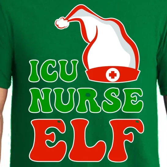 ICU Nurse Elf Pajama Set