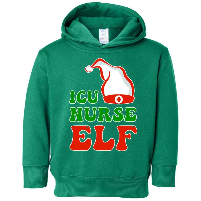 ICU Nurse Elf Toddler Hoodie