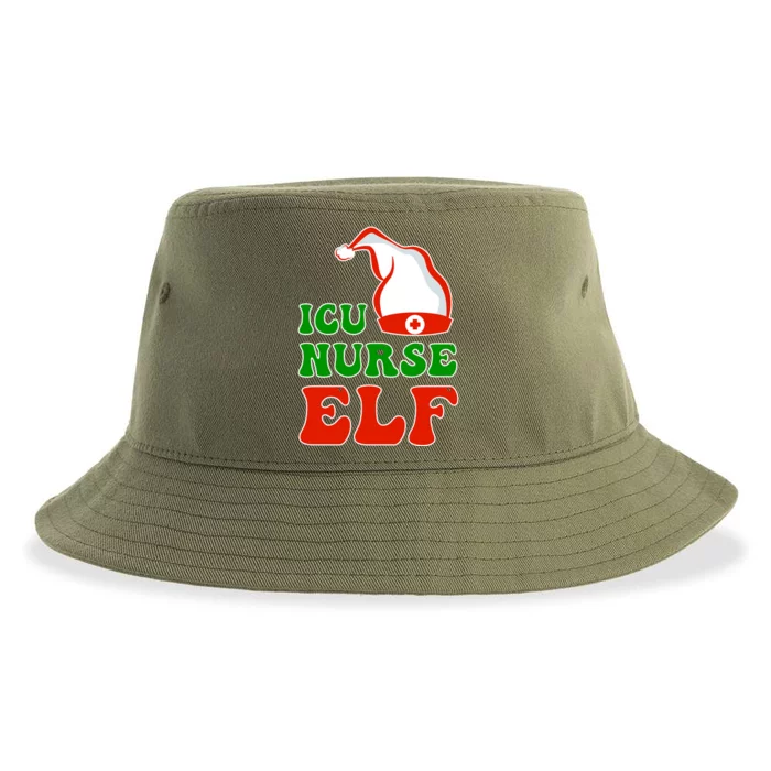 ICU Nurse Elf Sustainable Bucket Hat