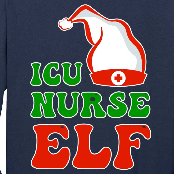 ICU Nurse Elf Tall Long Sleeve T-Shirt