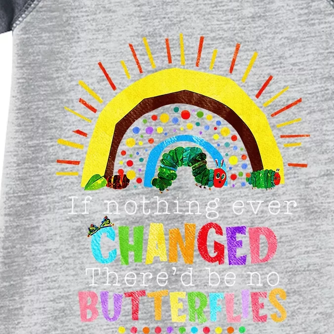 If Nothing Ever Changed ThereD Be No Butterflies Infant Baby Jersey Bodysuit