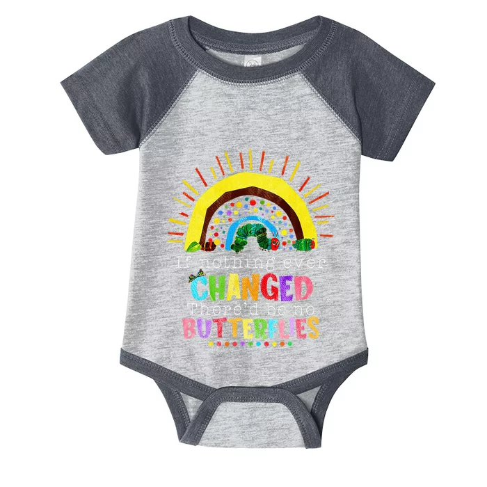 If Nothing Ever Changed ThereD Be No Butterflies Infant Baby Jersey Bodysuit