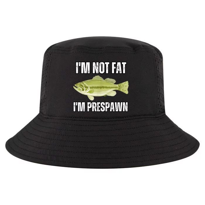 IM Not Fat IM Prespawn Bass Fishing Funny Graphic Cool Comfort Performance Bucket Hat