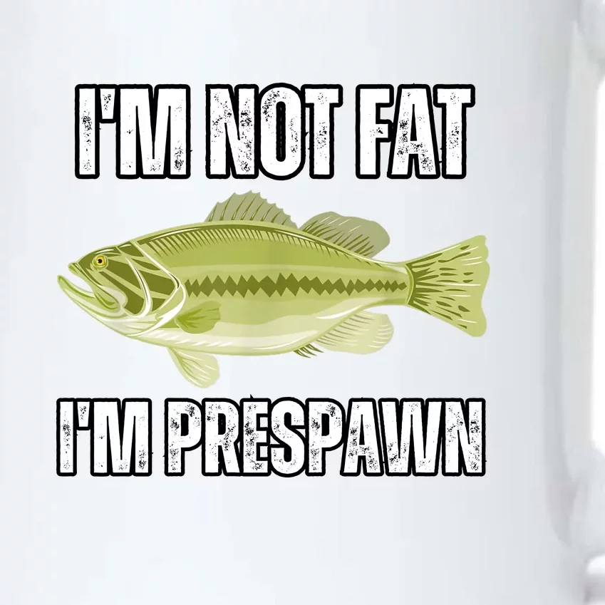 IM Not Fat IM Prespawn Bass Fishing Funny Graphic Black Color Changing Mug