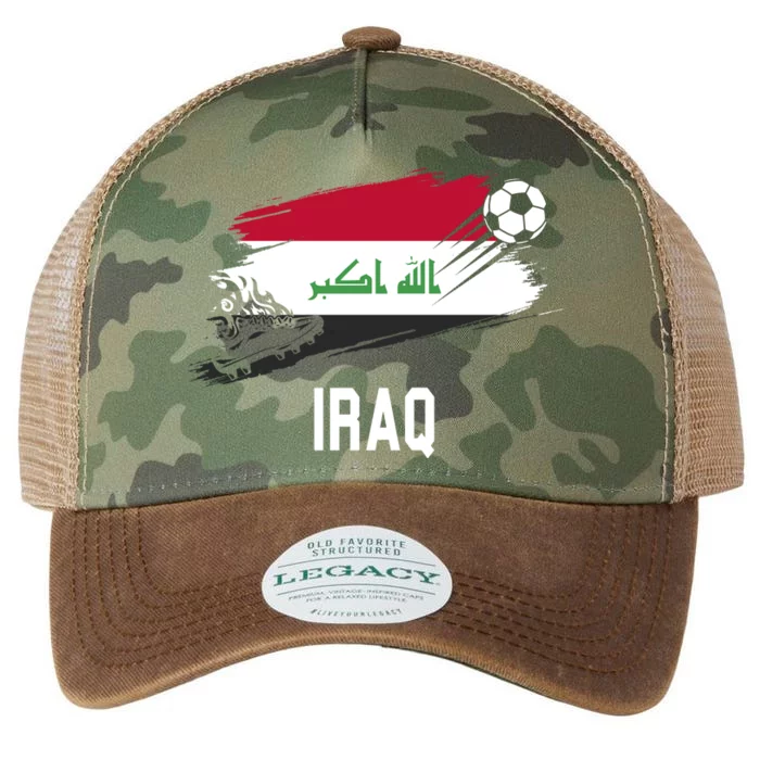 Iraq National Football Soccer Team Flag Legacy Tie Dye Trucker Hat