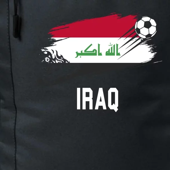 Iraq National Football Soccer Team Flag Daily Commute Backpack