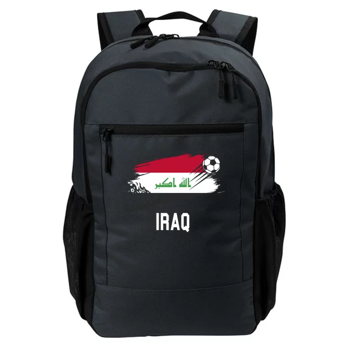 Iraq National Football Soccer Team Flag Daily Commute Backpack