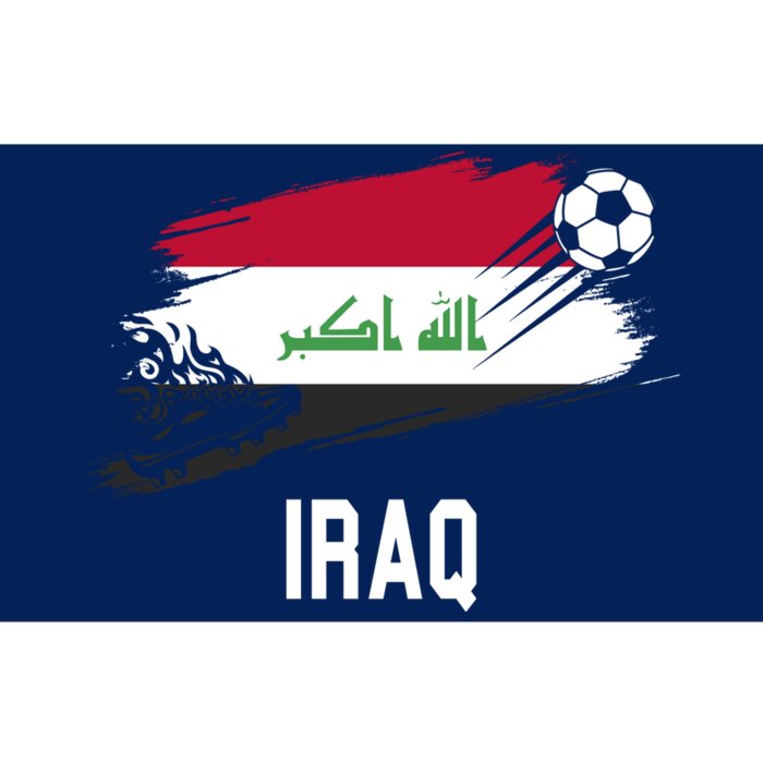 Iraq National Football Soccer Team Flag Bumper Sticker