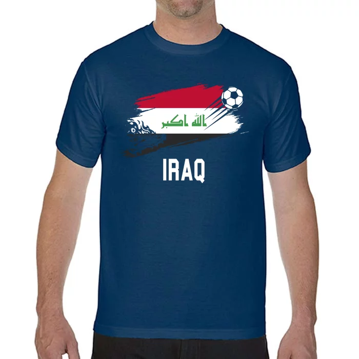 Iraq National Football Soccer Team Flag Comfort Colors T-Shirt