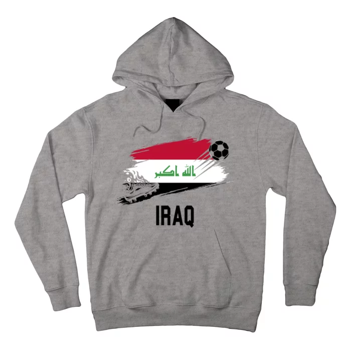 Iraq National Football Soccer Team Flag Hoodie