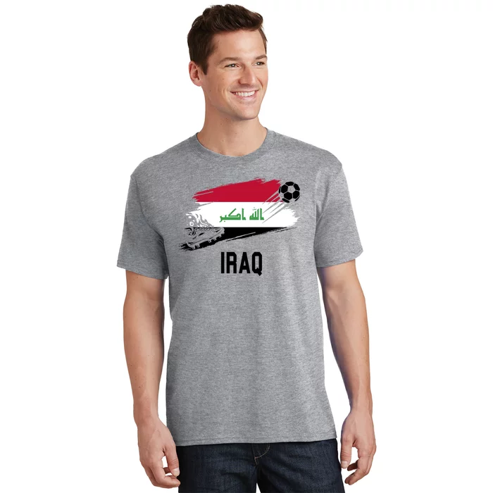 Iraq National Football Soccer Team Flag T-Shirt