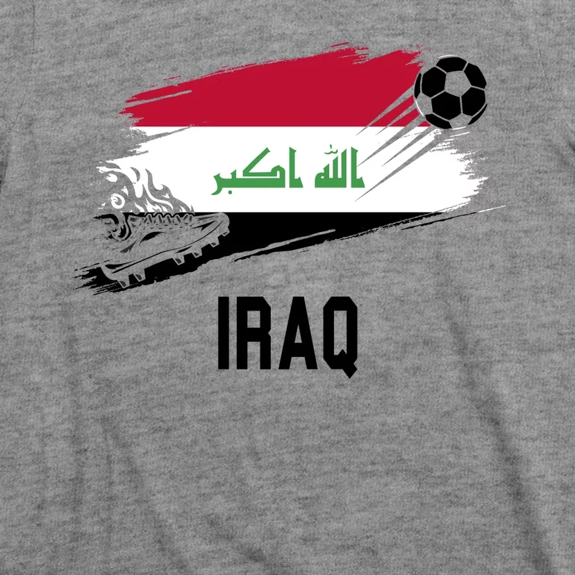 Iraq National Football Soccer Team Flag T-Shirt