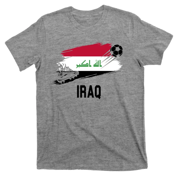 Iraq National Football Soccer Team Flag T-Shirt