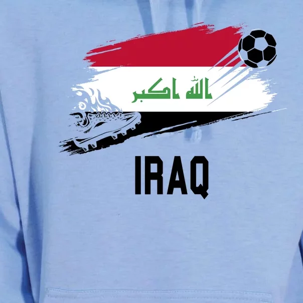 Iraq National Football Soccer Team Flag Unisex Surf Hoodie