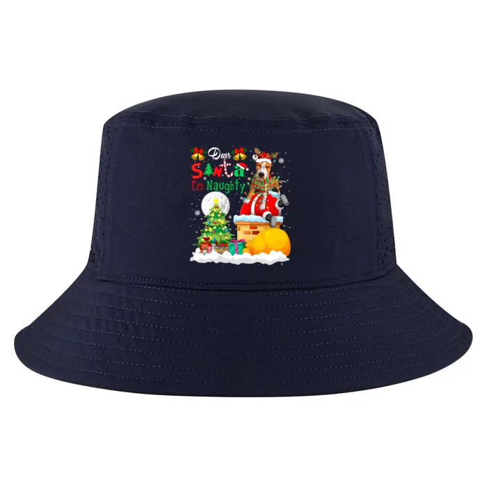 IM Naughty Funny Joke Xmas Santa Reindeer Pit Bull Owner Funny Gift Cool Comfort Performance Bucket Hat