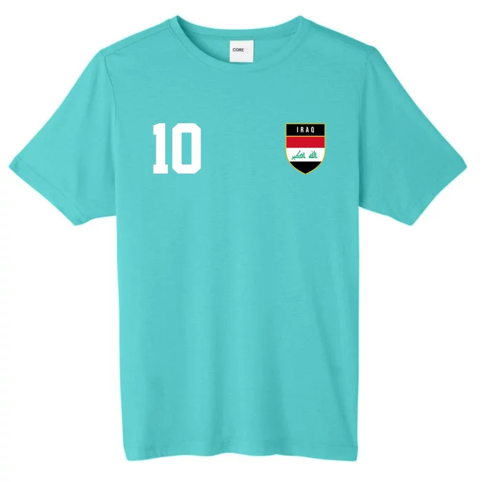 Iraq Nation Football Soccer 10 Jersey ChromaSoft Performance T-Shirt