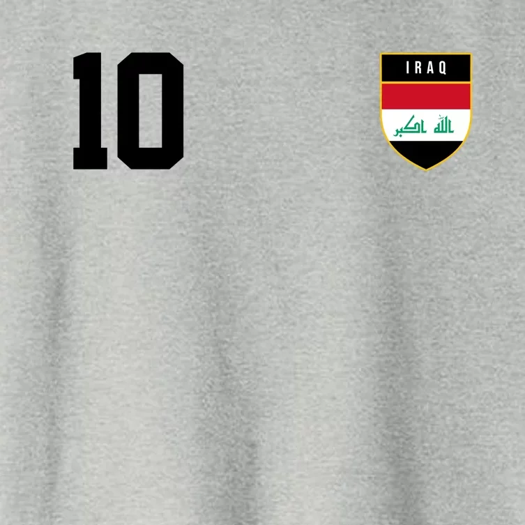 Iraq Nation Football Soccer 10 Jersey Women's Crop Top Tee