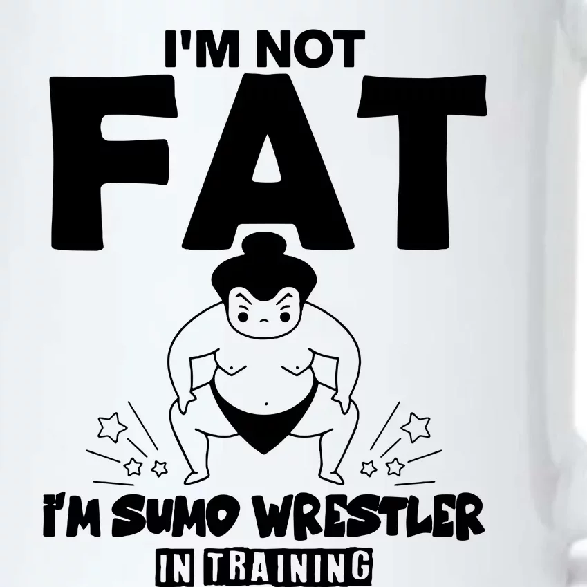 IM Not Fat Black Color Changing Mug