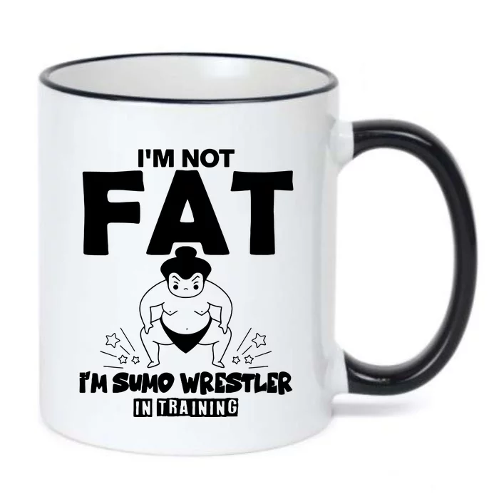 IM Not Fat Black Color Changing Mug