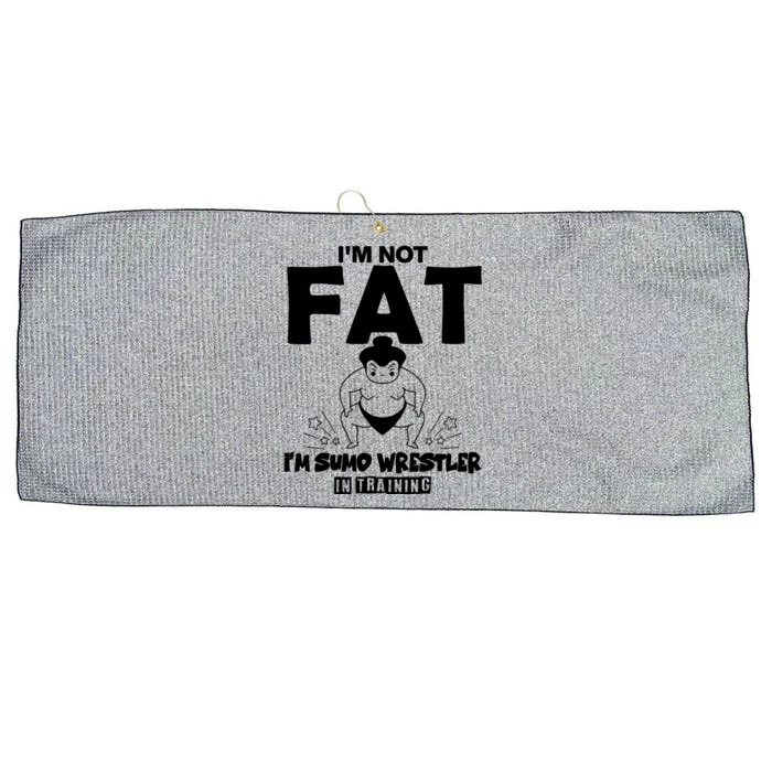 IM Not Fat Large Microfiber Waffle Golf Towel