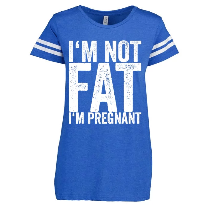 Im Not Fat Im Pregnant Enza Ladies Jersey Football T-Shirt