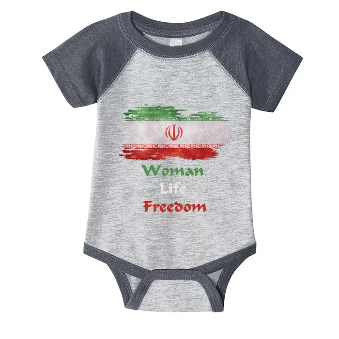 Iran National Flag, Woman, Life, Freedom Infant Baby Jersey Bodysuit