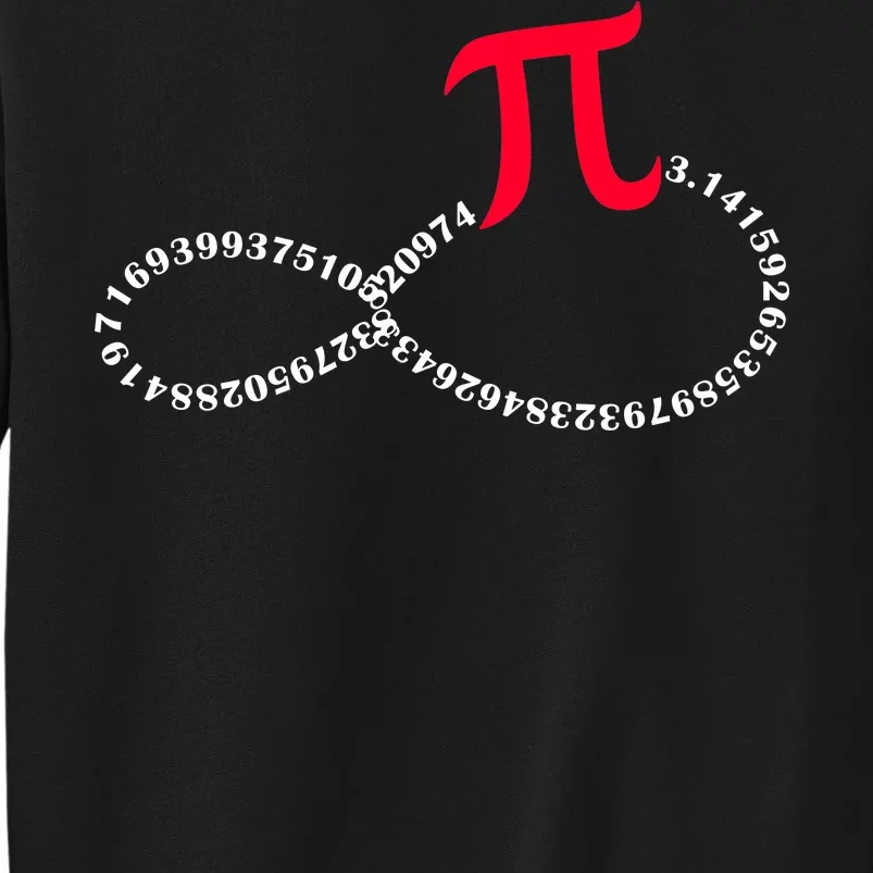 Infinite PI Numbers Tall Sweatshirt