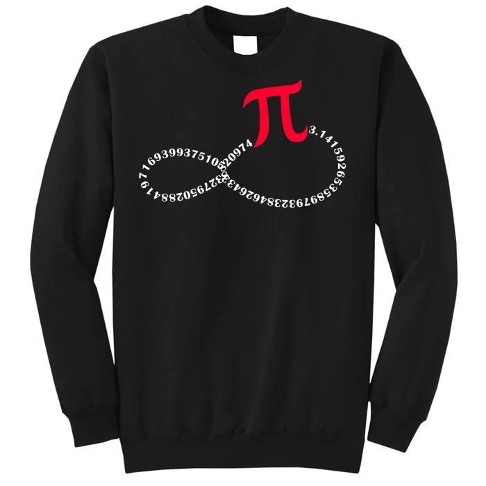 Infinite PI Numbers Tall Sweatshirt