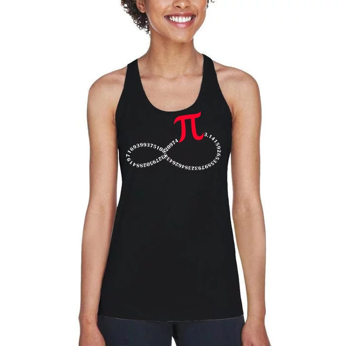 Infinite PI Numbers Women's Racerback Tank