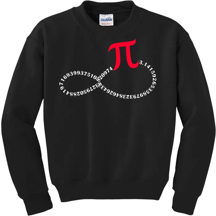 Infinite PI Numbers Kids Sweatshirt