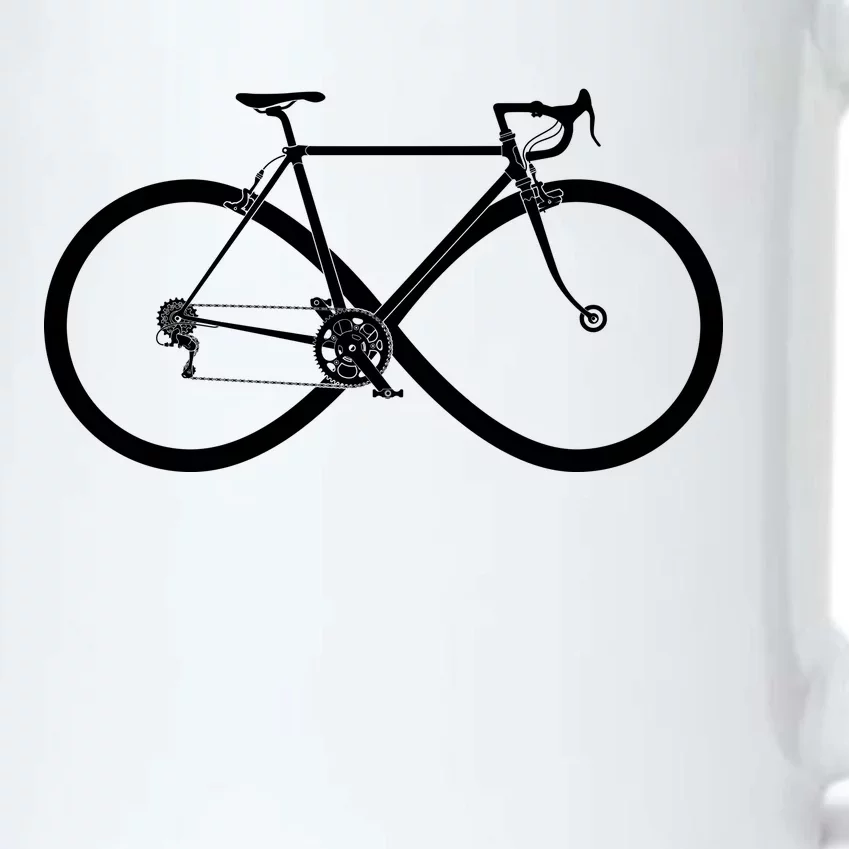 Infinity Bike Love Black Color Changing Mug