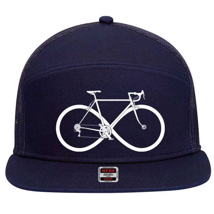 Infinity Bike Love 7 Panel Mesh Trucker Snapback Hat