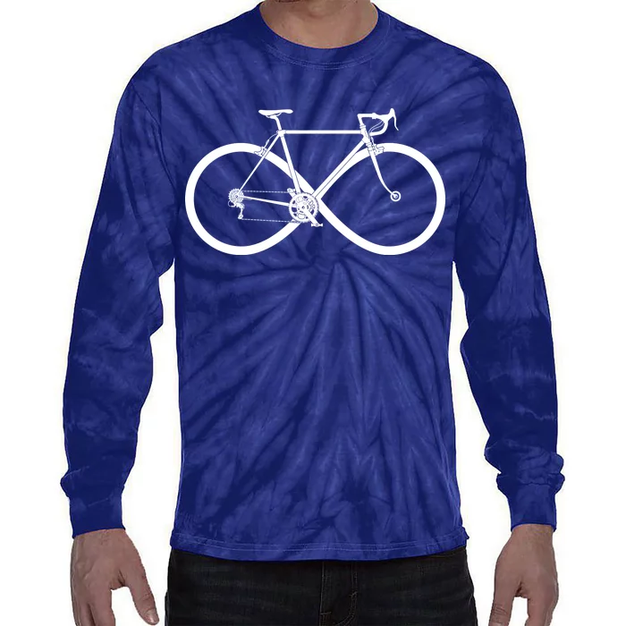 Infinity Bike Love Tie-Dye Long Sleeve Shirt