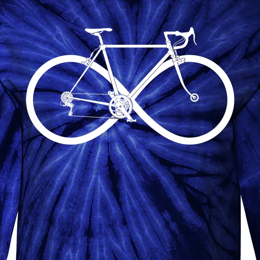 Infinity Bike Love Tie-Dye Long Sleeve Shirt